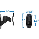 Mount-It! Articulating Monitor Wall Mount (Black)