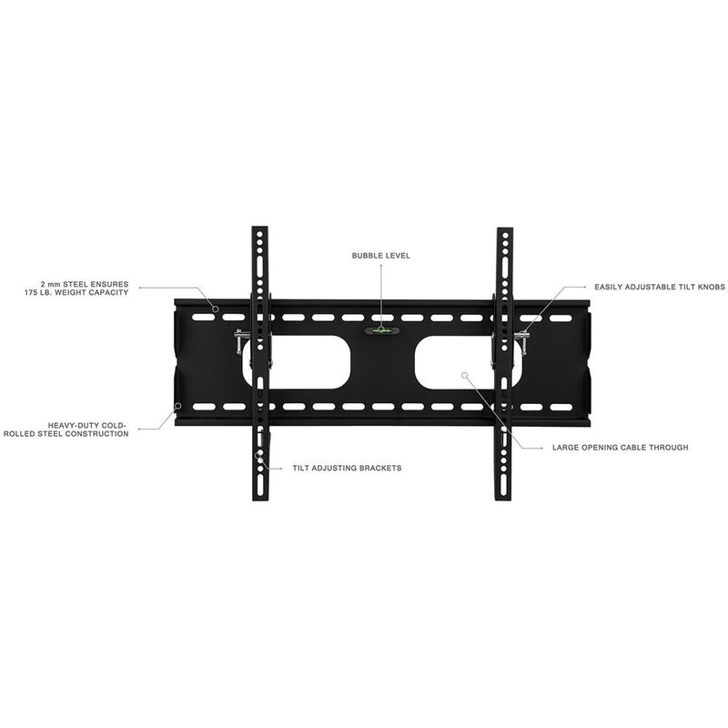 Mount-It! Tilting & Locking Low Profile Wall Mount for 65" Displays