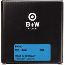 B+W MRC BASIC 007 Clear Filter (40.5mm)