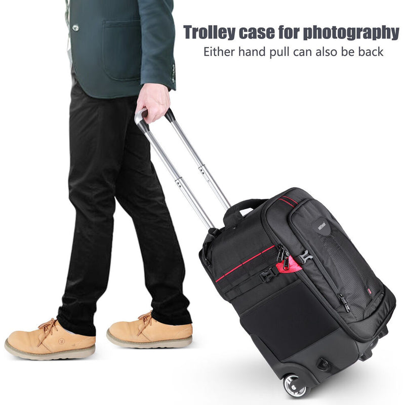 Neewer 2-in-1 Rolling Camera Backpack