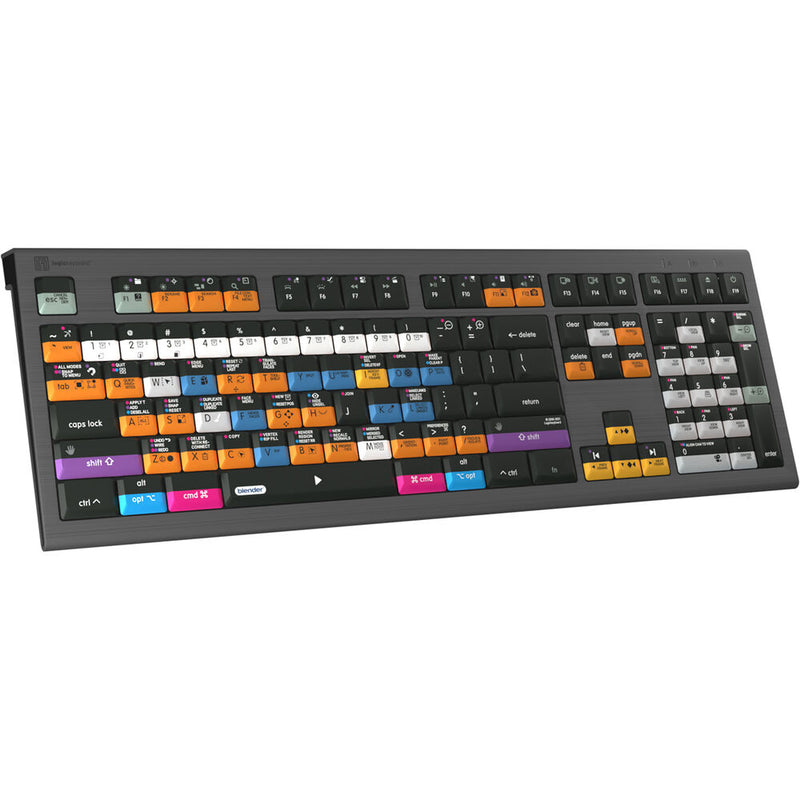Logickeyboard ASTRA 2 Backlit Keyboard for Blender 3D (Mac, US English)