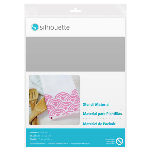 Silhouette Non-Adhesive Stencil Sheets (6-Sheets)