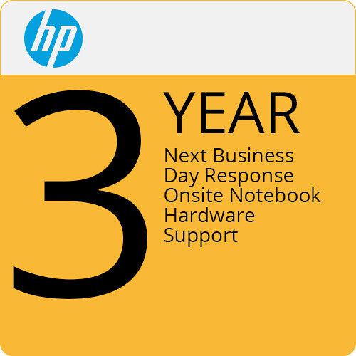 HP 3-Year Next Business Day Onsite Hardware Support for Laptops