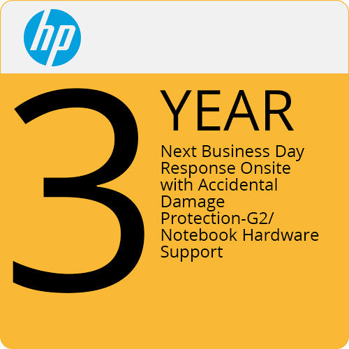 HP 3-Year Next Business Day On-Site Support Plan with ADP for Laptops