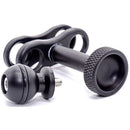 Aquatica Low Profile Clamp & 1" Short Ball with 1/4"-20 Screw