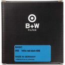 B+W 695/092 IR Dark Red MRC Basic Filter (40.5mm)