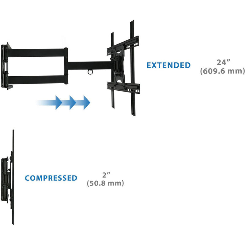 Mount-It! Full-Motion Wall Mount for 32 to 70" Displays
