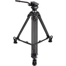 Magnus REX VT-4000-PRO-2 2-Stage Video Tripod with Fluid Head and Dolly