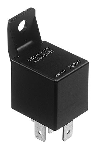 PANASONIC CB1-M-12V Automotive Relay, 12 VDC, 40 A, SPDT, Panel Mount, Quick Connect, CB