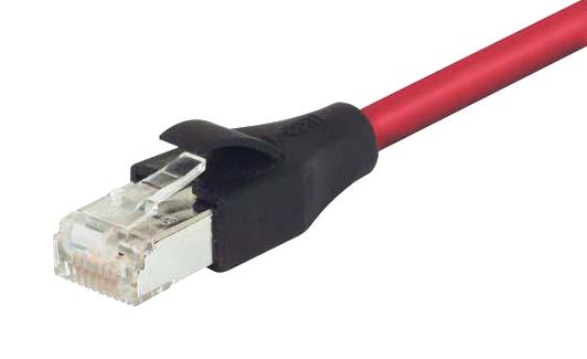 L-COM TRD855SIGRD-10 Ethernet Cable, Cat5e, RJ45 Plug to RJ45 Plug, SSTP (Screened Shielded Twisted Pair), Red, 3.05 m
