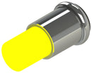 MARL 206-521-23-38 LED Replacement Lamp, Midget Flange / SX6s, Yellow, T-1 3/4 (5mm), 500 mW, 590 nm, 330 mcd