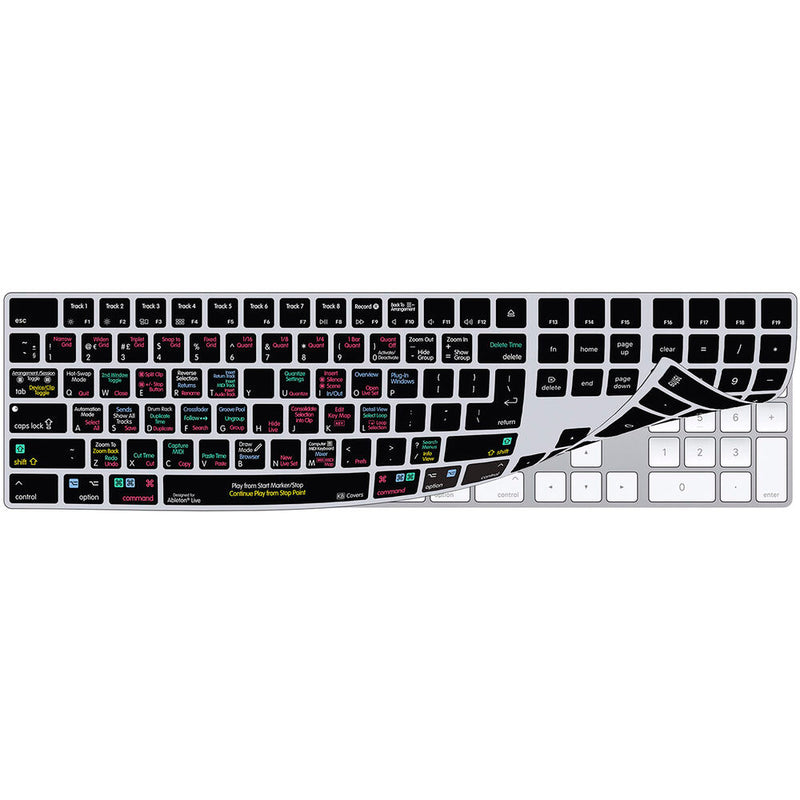 KB Covers Ableton Live Keyboard Cover for Apple Magic Keyboard with Number Pad (2016 and Later)