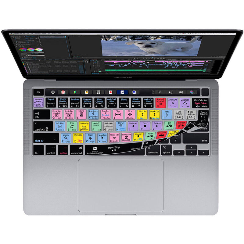 KB Covers Premiere Pro Keyboard Cover for MacBook Pro 13" (2020 and Later) and 16" (2019 and Later)
