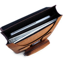 MacCase Premium Leather Vertical Briefcase  (Vintage)