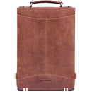 MacCase Premium Leather Vertical Briefcase  (Vintage)