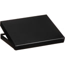 Print File Black Clamshell Archival Portfolio Box with White Lining - 11.25 x 14.25 x 1-3/8"
