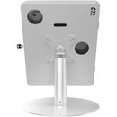 CTA Digital Hyperflex Security Kiosk Stand for Tablets & iPads (White)