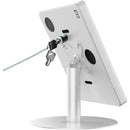 CTA Digital Hyperflex Security Kiosk Stand for Tablets & iPads (White)