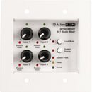 AtlasIED Indoor/Outdoor Analog Wall 4x1 Mic/Line Mixer