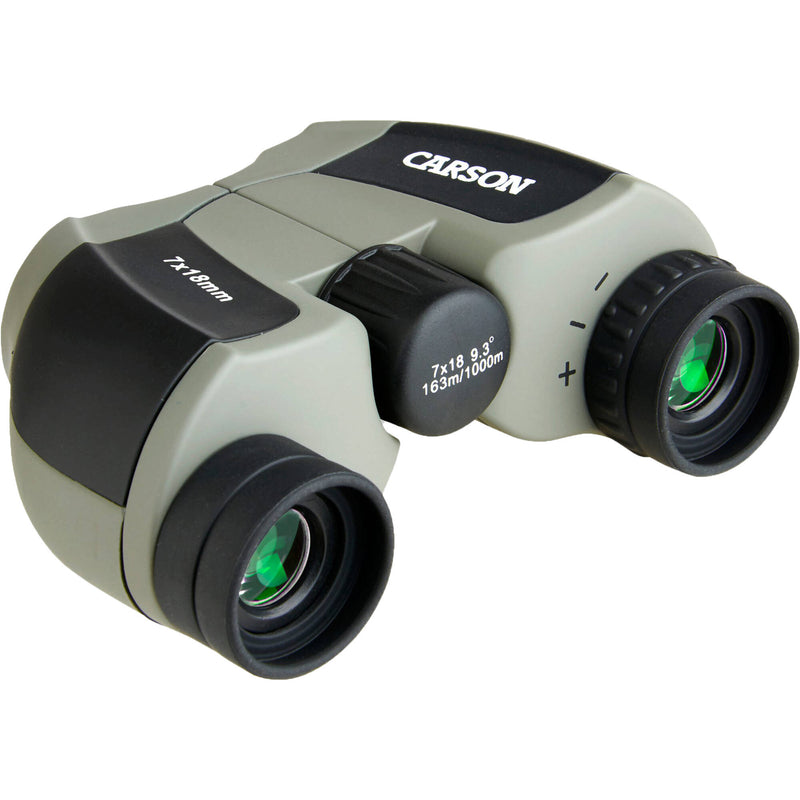 Carson 7x18 MiniScout Binoculars (Clamshell Packaging)