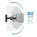 Mount-It! Heavy Duty Universal Speaker Mounts for Walls/Ceilings (Pair)