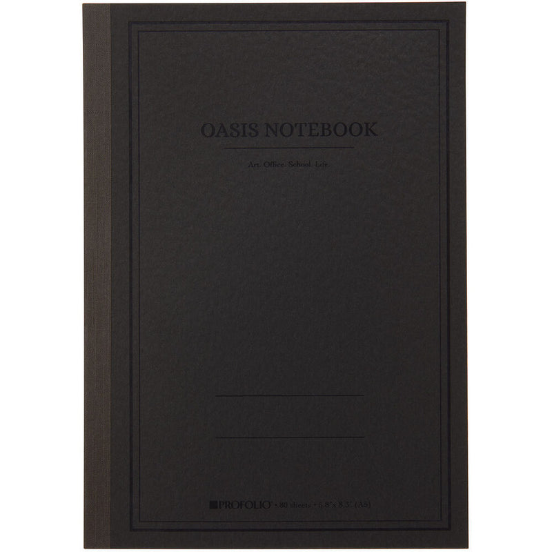 Itoya ProFolio Oasis Notebook (Charcoal, 5.8 x 8.3")