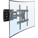 Mount-It! Full Motion TV Wall Mount with Dual Articulating Arms  Fits 32-80" TVs  Vesa 600x400 Max