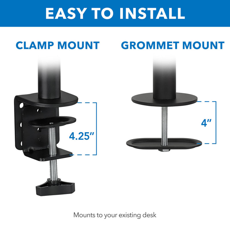 Mount-It! Height-Adjustable Laptop Notebook Desk Stand