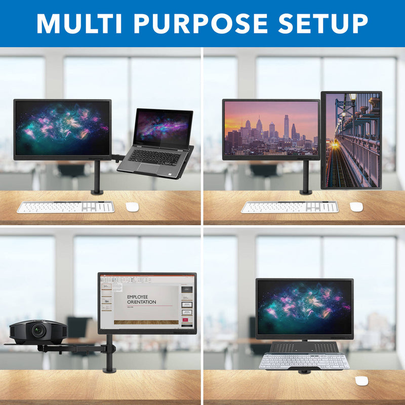 Mount-It! MI-4352LTMN Laptop Desk Stand and Monitor Mount