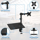 Mount-It! MI-4352LTMN Laptop Desk Stand and Monitor Mount