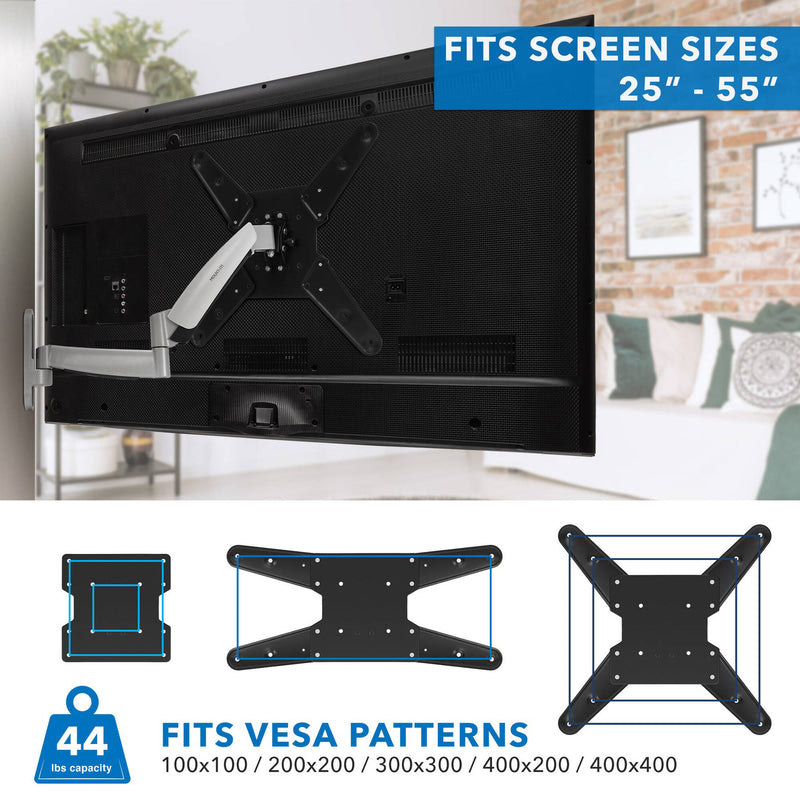 Mount-It! MI-442 Large TV Wall Mount with Gas Spring Arm