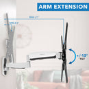 Mount-It! MI-442 Large TV Wall Mount with Gas Spring Arm