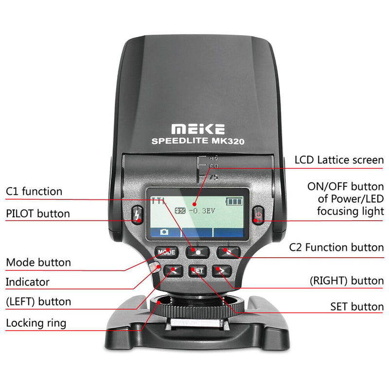 Meike MK-320P TTL Flash for Micro Four Thirds