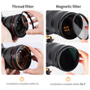 K&F Concept Nano-X Magnetic Filter with Adapter Ring & Lens Cap (49mm, 3-Stop)