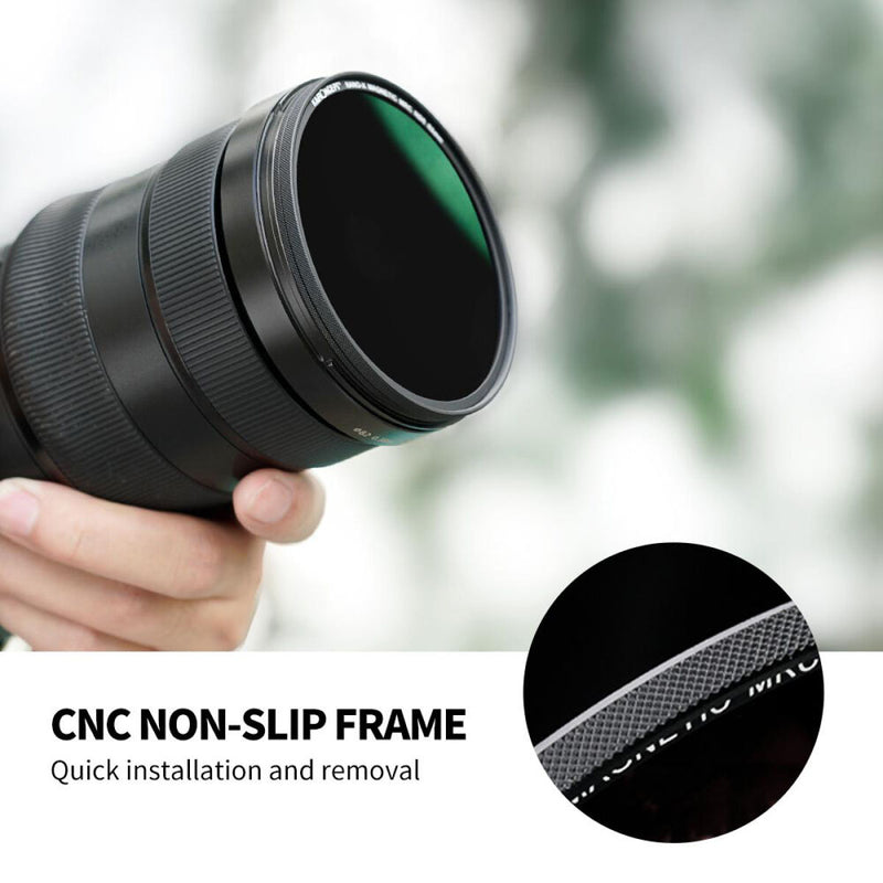 K&F Concept Nano-X Magnetic Filter with Adapter Ring & Lens Cap (49mm, 10-Stop)