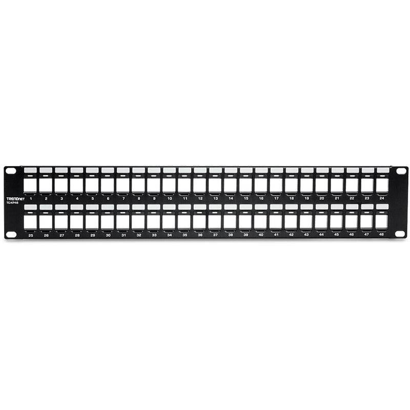 TRENDnet 48-Port Blank Keystone Patch Panel