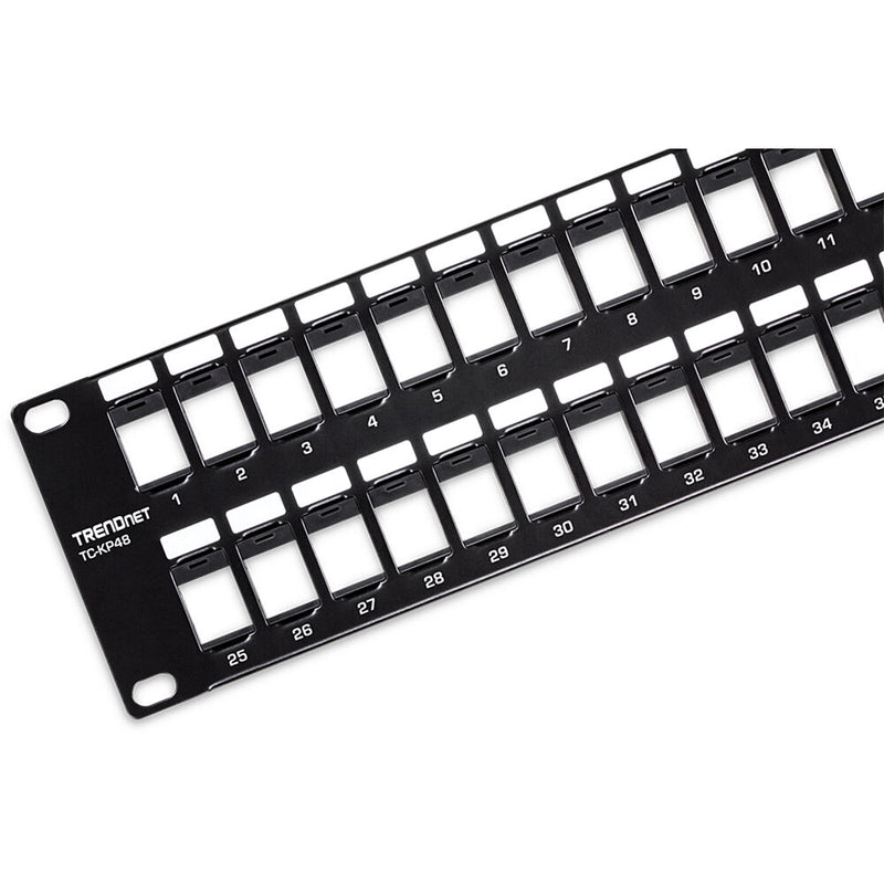 TRENDnet 48-Port Blank Keystone Patch Panel