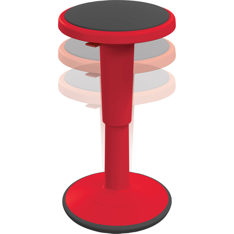 MooreCo Hierarchy Grow Stool (Short, Red )