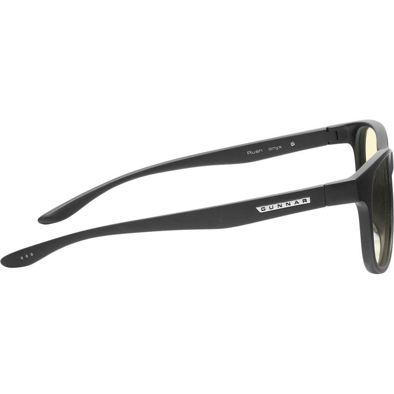 GUNNAR Rush Computer Glasses (Onyx Frame, Amber Lens Tint)