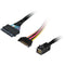 HighPoint Mini-SAS SFF-8643 to U.2 SFF-8639 Cable with SATA Power Connector (3.3')