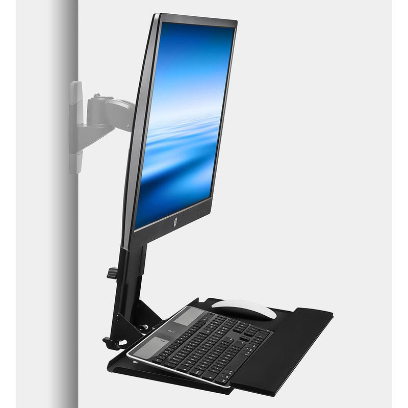 Monitor Wall Keyboard Buy in India Mount-It! Monitor & Keyboard Wall Mount – Tanotis