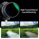 K&F Concept Nano-X Magnetic CPL Filter with Adapter Ring & Lens Cap (55mm)