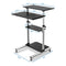 Mount-It! Rolling Computer Workstation with Monitor Mount (Silver)