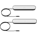 Philips Hue Bridge & White & Color Ambiance Play Light Bar (Black, 2-Pack)