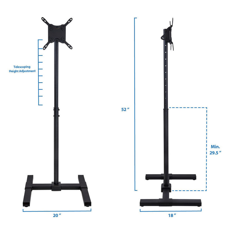 Mount-It! Portable Floor Stand for 42" Displays