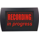 American Recorder Recording In Progress LED Lighted Sign (Red)