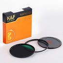 K&F Concept Nano-X Magnetic Filter with Adapter Ring & Lens Cap (58mm, 3-Stop)