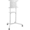 Mount-It! Interactive Display Stand & Mobile TV Flip Cart with Shelf (White)