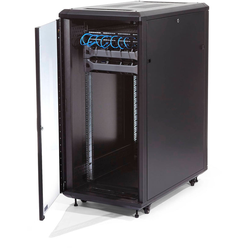 StarTech Knock-Down Server Rack Cabinet with Casters (32 RU, 6 to 32")