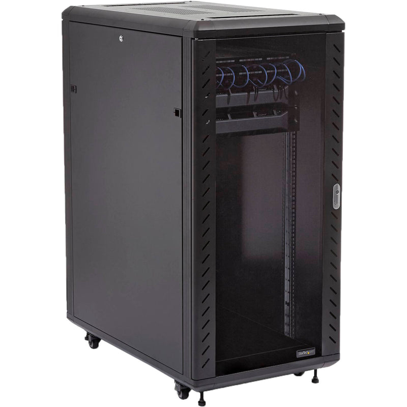 StarTech Knock-Down Server Rack Cabinet with Casters (32 RU, 6 to 32")